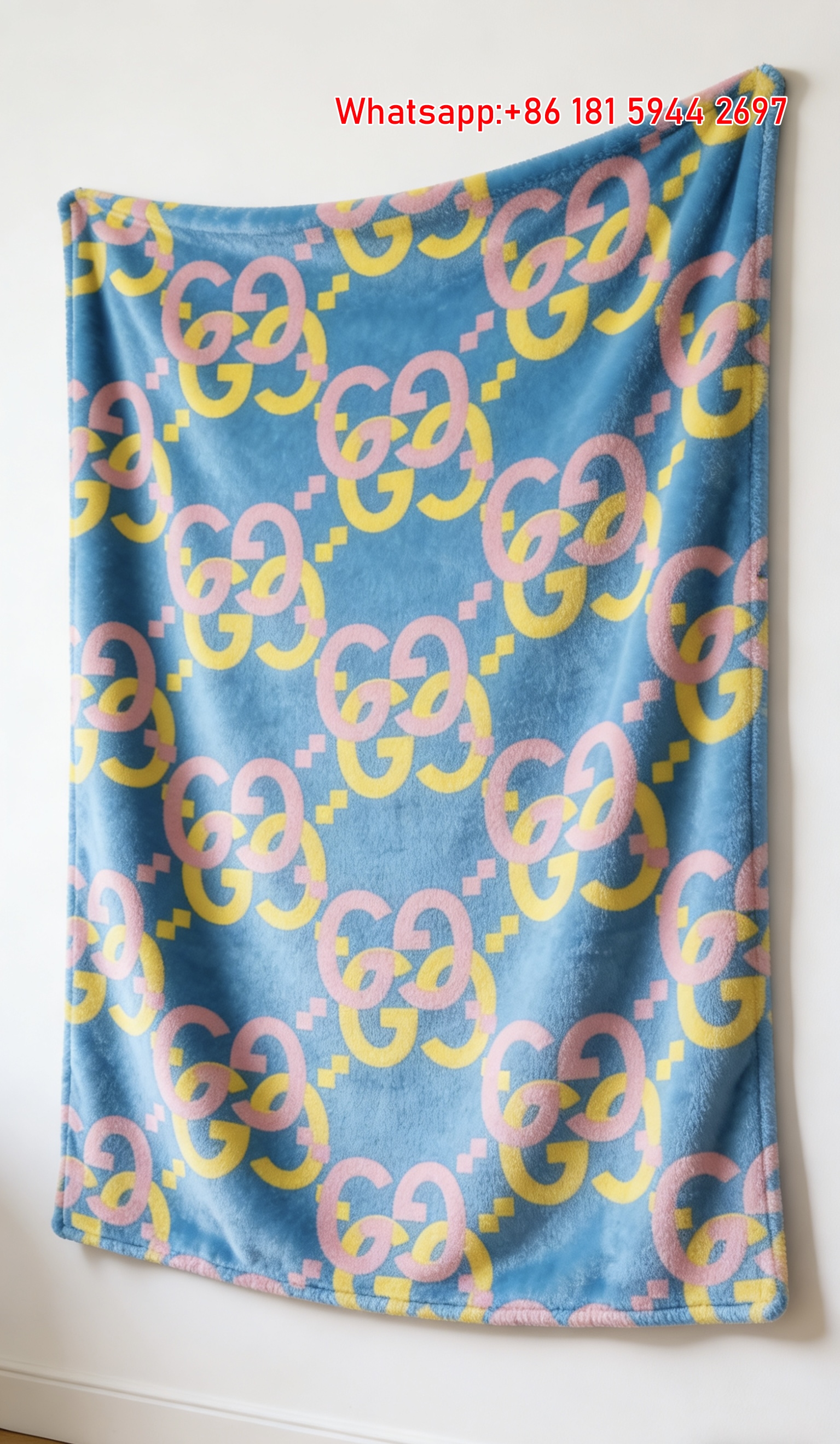 Gucci Neon GG Throw Blankets Gucci Psychedelic Monogram Tapestry IMG_2862